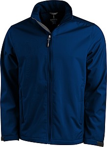 Bunda ELEVATE MAXSON softshell, námořní modrá L - bundy s vlastním potiskem