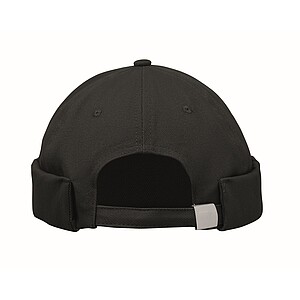 Čepice z broušené bavlny, černá