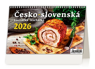 Česko-slovenská kuchařka 2026, stolní kalendář - reklamní kalendáře