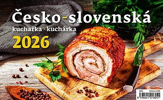 Česko-slovenská kuchařka 2026, stolní kalendář