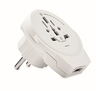 Cestovní adaptér SKROSS , World to Europe USB - reklamní předměty