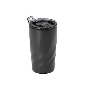 Cestovní hrnek Brandcharger 400 ml, gun metal - termohrnek s vlastním potiskem
