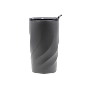 Cestovní hrnek Brandcharger 400 ml, gun metal