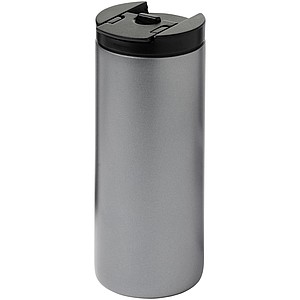 Cestovní kelímek s vakuovo-měděnou izolací, objem 360 ml, stříbrná - reklamní předměty