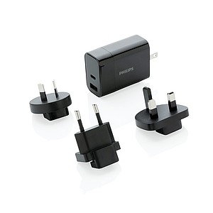 Cestovní nabíječka PHILIPS s power delivery - reklamní předměty