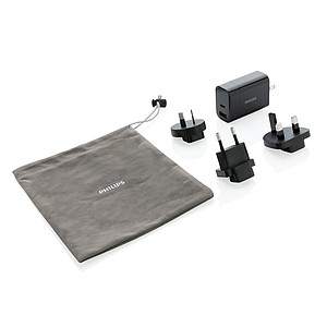 Cestovní nabíječka PHILIPS s power delivery