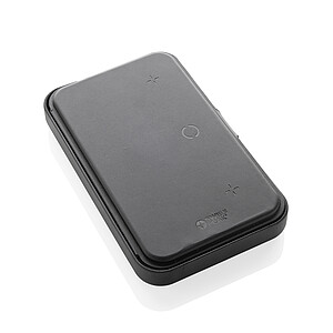 Cestovní pouzdro s nabíječkou 3v1 Swiss Peak z RCS plastu, černá