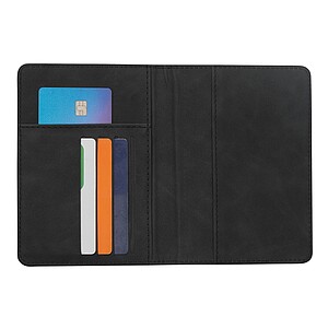 Cestovní sada obalu na doklady a visačky na zavazadla, šedá