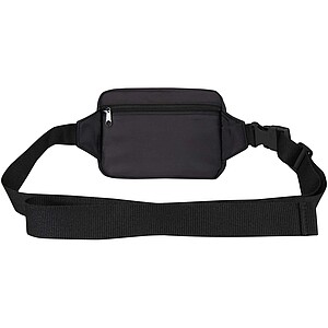 Cestovní taška přes rameno z recyklovaného materiálu, černá