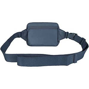 Cestovní taška přes rameno z recyklovaného materiálu, modrošedá