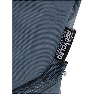 Cestovní toaletní taška z recyklovaného materiálu, modrošedá