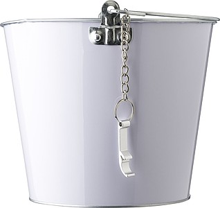 Chladicí kyblík s otvírákem, objem 6l, bílý