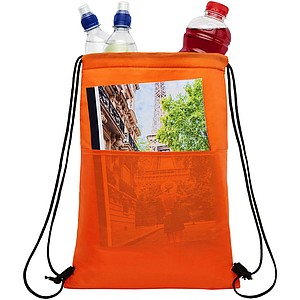 Chladicí stahovací batoh, oranžový
