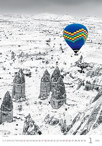 Colour Art 2026, nástěnný kalendář, prodloužená záda - reklamní kalendáře