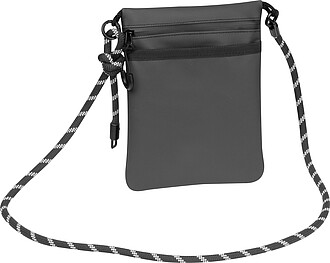 Crossbody taška na mobilní telefon, černá - reklamní předměty