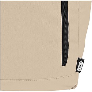 DAGY Rolovací městský batoh z recyklovaného polyesteru, béžová