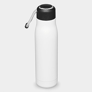 DALAGO Dvoustěnná termoska z nerezové oceli s poutkem, 500 ml, bílá