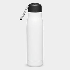 DALAGO Dvoustěnná termoska z nerezové oceli s poutkem, 500 ml, bílá