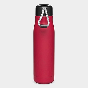 DALAGO Dvoustěnná termoska z nerezové oceli s poutkem, 500 ml, červená