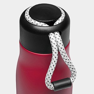 DALAGO Dvoustěnná termoska z nerezové oceli s poutkem, 500 ml, červená