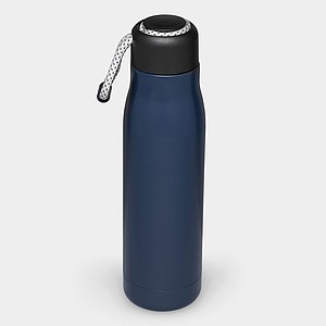 DALAGO Dvoustěnná termoska z nerezové oceli s poutkem, 500 ml, modrá