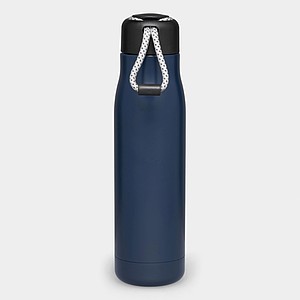 DALAGO Dvoustěnná termoska z nerezové oceli s poutkem, 500 ml, modrá