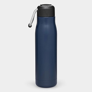 DALAGO Dvoustěnná termoska z nerezové oceli s poutkem, 500 ml, modrá