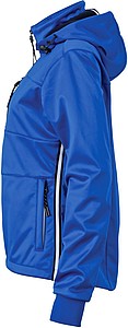 Dámská 3-vrstvá sofshellová bunda JAMES & NICHOLSON, královská modrá, 2XL