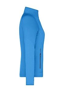 Dámská mikina James & Nicholson Stretchfleece, kobaltová modrá, velikost S