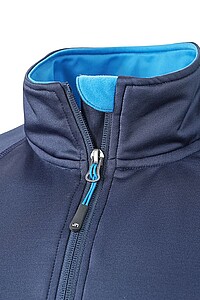 Dámská mikina James & Nicholson Stretchfleece, námořná modrá, velikost L