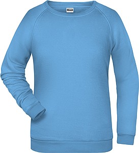 Dámská mikina James Nicholson sweatshirt women, sv. modrá, vel. XS