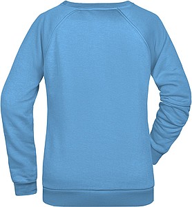 Dámská mikina James Nicholson sweatshirt women, sv. modrá, vel. XS