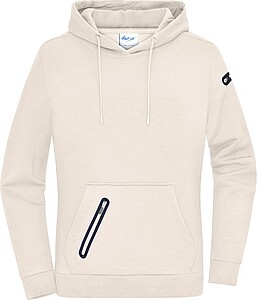 Dámská mikina s kapucí DAIBER INTERLOCK, béžová, L - mikina s vlastním potiskem