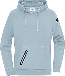 Dámská mikina s kapucí DAIBER INTERLOCK, jemně modrá, L