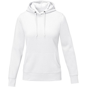 Dámská mikina s kapucí Elevate CHARON, bílá, vel. 4XL