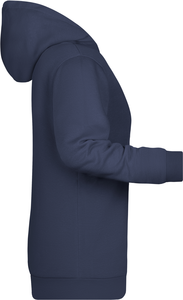 Dámská mikina s kapucí James Nicholson sweat hoodie women, námořní modrá, vel. 3XL