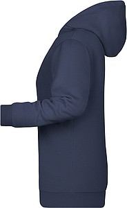 Dámská mikina s kapucí James Nicholson sweat hoodie women, námořní modrá, vel. S
