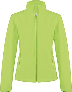 Dámská mikrofleecová mikina Kariban fleece jacket women, světle zelená, vel. XXL