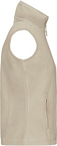 Dámská mikrofleecová vesta Kariban fleece vest women, béžová, vel. XXL