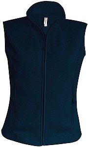 Dámská mikrofleecová vesta Kariban fleece vest women, námořní modrá, vel. XXL