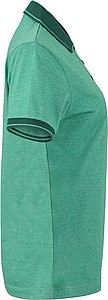 Dámská polokošile James Nicholson polo megange women, zelená/tmavě zelená, vel. M