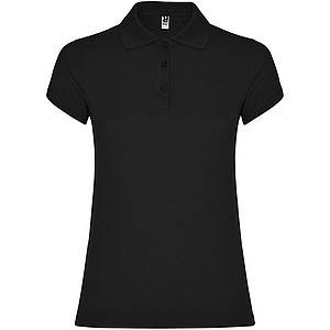 Dámská polokošile s krátkým rukávem, ROLY STAR, černá, vel. XL - reklamní polokošile