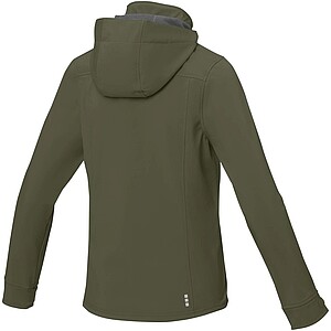 Dámská softshellová bunda Elevate Langley, velikost XL, vojenská zelená - khaki