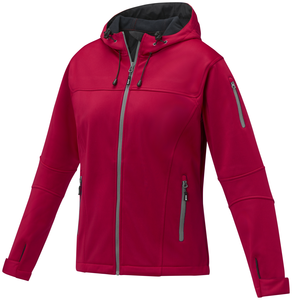 Dámská softshellová bunda Elevate MATCH, červená, 2XL