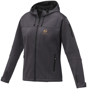 Dámská softshellová bunda Elevate MATCH, tmavě šedá, 2XL