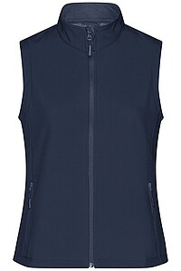 Dámská vesta James & Nicholson Promo softshell, námořní modrá, velikost L