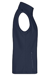 Dámská vesta James & Nicholson Promo softshell, námořní modrá, velikost L