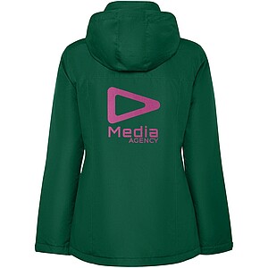 Dámská zateplená softshellová parka Roly Notus, velikost S, tmavě zelená