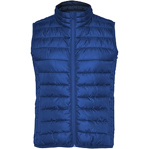 Dámská zateplená vesta, ROLY OSLO, modrá, vel. 2XL - vesta s potiskem