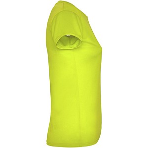 Dámské funkční tričko s krátkým rukávem, ROLY MONTECARLO, fluorescenční žlutá, vel. 2XL
